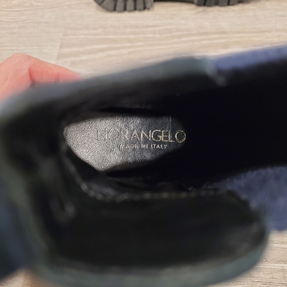 Fiorangelo Blue Suede Boots - Picture 5 of 5